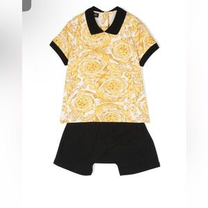 Versace Kids baroque-pattern print set